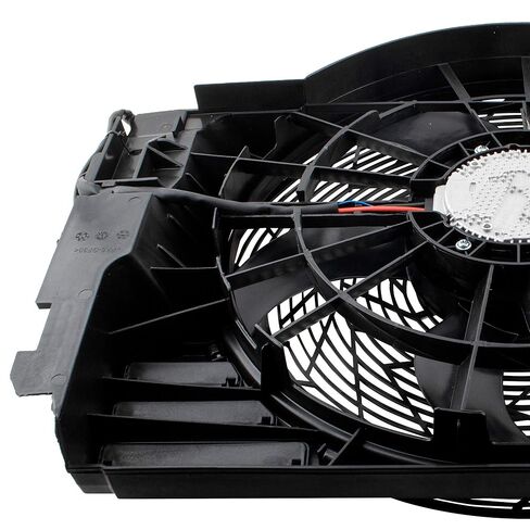 621-213 A/C التيار المتناوب المبرد المكثف مروحة التبريد انتهازي الجمعية لسيارات BMW X5 E53 الرياضة فائدة 2000 2001 2002 2003 2004 2005 2006, 64546921381 64546921940 BM3020102 in Kuwait