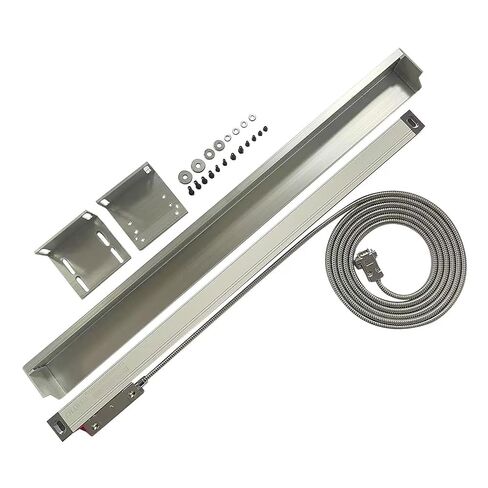 Digital Readout 2 Axis 3 Axis DRO Display Linear Optical Linear Scale Encoder 5um 170mm (6") Travel Length for Milling Mill Machine Lathe Machine(170mm) in Saudi Arabia