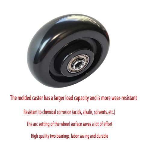 4-inch Heavy-Duty Industrial Swivel casters with Brakes, Set of 4 Secure Locks, 1600 lbs Load Capacity, Industrial Flat Wheels for Furniture, carts, Tables, workbenches in Saudi Arabia