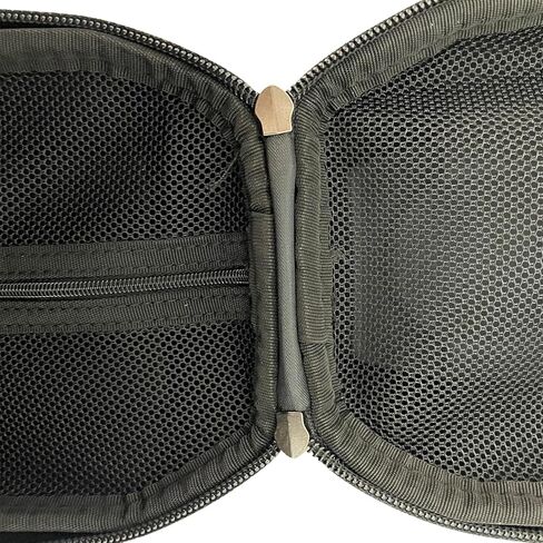 حقيبة سكوتر توازن السيارة وحقيبة أمامية مقاومة للماء بسعة 4.2 كيو تي، حقيبة مقود الدراجة الأمامية، مصنوعة من الجلد ومادة EVA، أسود in Kuwait