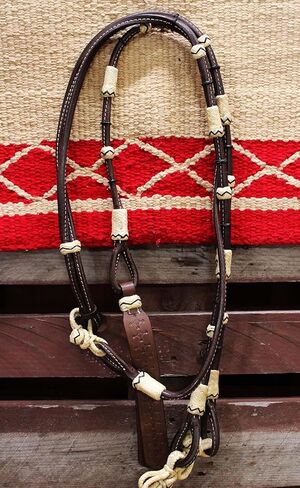 CHALLENGER Horse Western Tack Leather Rawhide Romal Reins 66RT43TR in Saudi Arabia