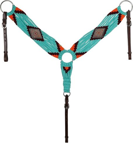 Showman Sunflare Spirit Mohair Single Ear Headstall & Breast Collar Set in Saudi Arabia