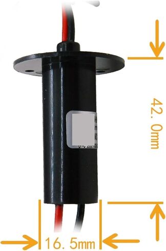 SRM016-2R15A Hat-Type high Current Conductive Slip Ring Outer Diameter 16mm 2 Channels 15A in Saudi Arabia