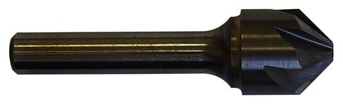 38748 Micro Grain Solid Carbide Countersink, Uncoated (Bright) Finish, Six Flutes, 1/2" Shank Diameter, 90 Degrees Point, 3/4" Size (Pack of 1) in Saudi Arabia