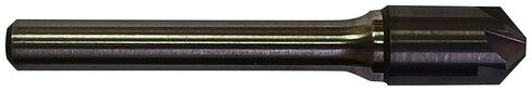 38692 Micro Grain Solid Carbide Countersink, Uncoated (Bright) Finish, 6 Flute, 1/4" Shank Diameter, 3/8" Body Diameter, 100 Degrees Point Angle (Pack of 1) in Saudi Arabia