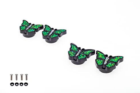 FD&D Multiple Use Shining Screw Cap, Purple Butterfly Pattern with M6 Machine Screw in Kuwait