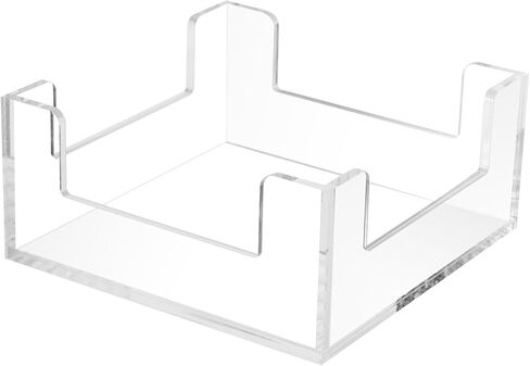 حامل مناديل أكريليك، حامل مناديل مربعة شفافة مقاس 5x5 بوصة للطاولة، والحفلات، والمطبخ، والبار، والمطعم، والحمام، وموزع مناديل مزخرف حديث، وعلبة ورق للحمام in Kuwait