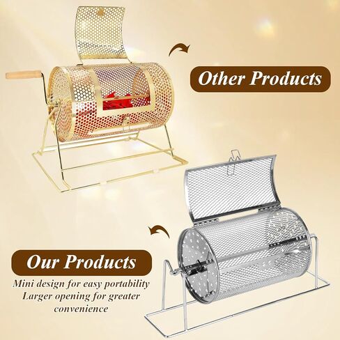STARVAST 7" X 4.7" Small Raffle Drum, Upgraded Silver Ticket Spinner Holds 600 Tickets, Raffle Wheel Spinner with Stand Drum Cage for Games Events in Saudi Arabia