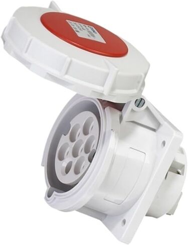 7-core 16A32A three-phase 400V industrial aviation and socket waterproof and dustproof seven-hole oil machine interface socket(7P16AIP44 concealed GP738) in Saudi Arabia