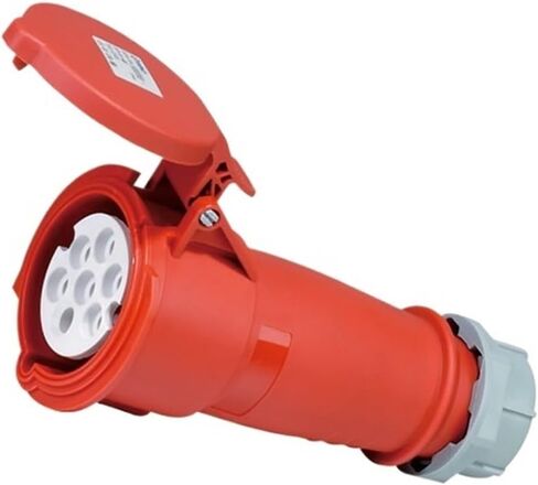 7-core 16A32A three-phase 400V industrial aviation and socket waterproof and dustproof seven-hole oil machine interface socket(7P16AIP44 concealed GP738) in Saudi Arabia
