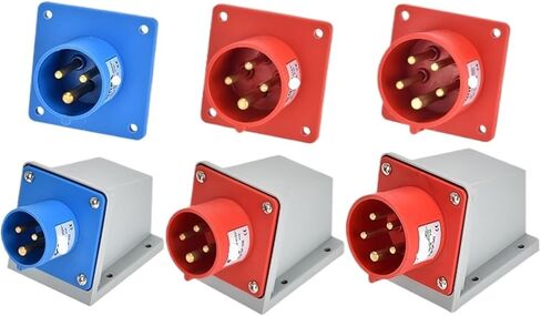 Appliance reverse waterproof industrial aviation and socket connector male and female docking 3 core 4 holes 5 core 16/32(4P16A IP44 connector GP 514) in Saudi Arabia