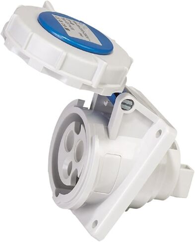 European standard 3P 16A IP67 waterproof oblique socket SP-1475 waterproof concealed socket in Kuwait