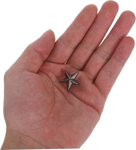 SHINEOFI 1 Set Star Shape Studs: Five-Pointed Studs with Storage Box & Awl for DIY Crafts – Decorative Metal Rivets for Clothing Shoes Handbags in Saudi Arabia