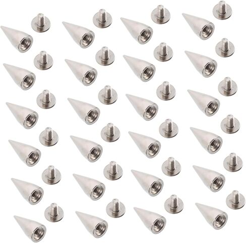 DECHOUS 1Set Punk Spike Studs DIY Clothing Accessories Alloy Screwback Rivets for Coats Shoes Belts Bags Easy Installation for Craft Projects in Saudi Arabia