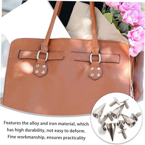 DECHOUS 1Set Punk Spike Studs DIY Clothing Accessories Alloy Screwback Rivets for Coats Shoes Belts Bags Easy Installation for Craft Projects in Saudi Arabia