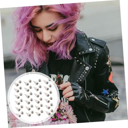 DECHOUS 1Set Punk Spike Studs DIY Clothing Accessories Alloy Screwback Rivets for Coats Shoes Belts Bags Easy Installation for Craft Projects in Saudi Arabia