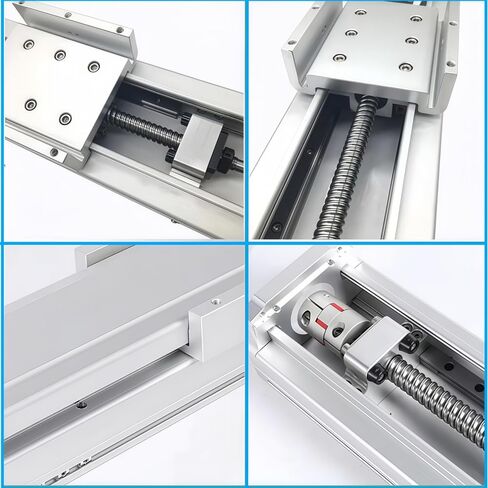 وحدة طاولة منزلقة للسكك الحديدية الخطية 12 بوصة/300 مم مرحلة دليل مغلقة بالكامل SFU1605 محرك كروي ثقيل مقاوم للماء ومقاوم للغبار لقوس محرك متدرج Nema23 وNema34 in Kuwait