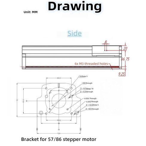 وحدة طاولة منزلقة للسكك الحديدية الخطية 12 بوصة/300 مم مرحلة دليل مغلقة بالكامل SFU1605 محرك كروي ثقيل مقاوم للماء ومقاوم للغبار لقوس محرك متدرج Nema23 وNema34 in Kuwait