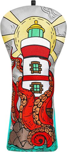 Craftsman Golf Club Head Cover Kraken Octopus Driver Headcover Golf Club Cover for Driver Lightouse Driver Head Cover Golf Club Cover for Men in Saudi Arabia