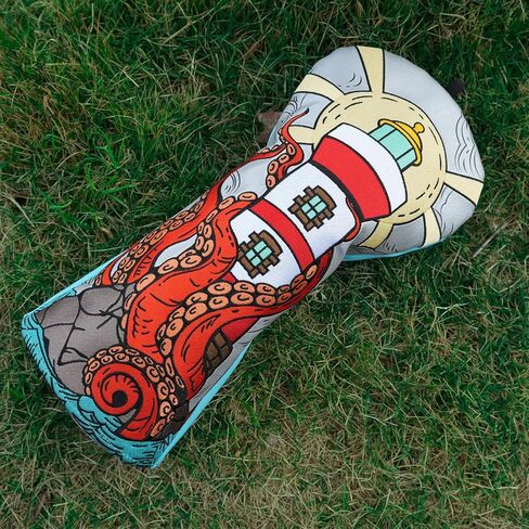 Craftsman Golf Club Head Cover Kraken Octopus Driver Headcover Golf Club Cover for Driver Lightouse Driver Head Cover Golf Club Cover for Men in Saudi Arabia