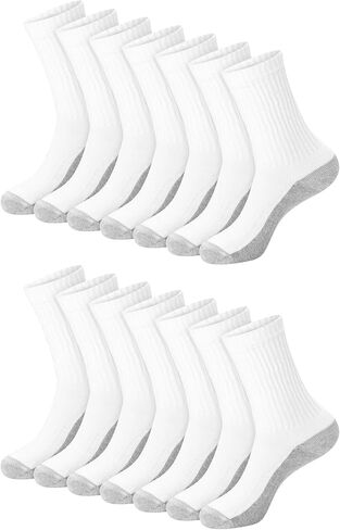 Hanes mens Crew Socks Pack, 6-pair Pack, X-temp Moisture-wicking Cushioned Odor Guard Men's Socks With Arch Support in Saudi Arabia