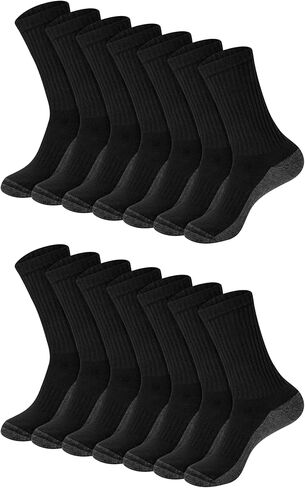 Hanes mens Crew Socks Pack, 6-pair Pack, X-temp Moisture-wicking Cushioned Odor Guard Men's Socks With Arch Support in Saudi Arabia