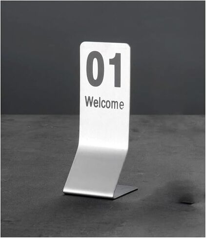 أرقام الطاولة، أرقام طاولة من الفولاذ المقاوم للصدأ مقاسات متعددة 5x5x14.5 سم 2x2x5.7 بوصة (71-80) in Kuwait