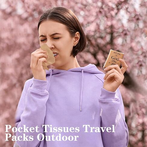 20 Pack Bamboo Christian Pocket Tissues with 10 Bible Verse Travel Packs Bulk 500 Sheet Small Tissues Pocket Packs 3 Ply Mini Travel Size Individual Religious Party Favor in Saudi Arabia