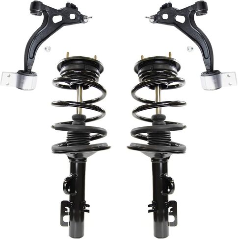 Detroit Axle-مجموعة أذرع التحكم الأمامية في الفترة 2008-2020 دودج جراند كارافان 2008-2016 كرايسلر تاون آند كونتري 2 أذرع التحكم السفلية مع مفاصل الكرة 2 البارات 2009 2010 2011 2014 2014 2015 استبدال in Kuwait