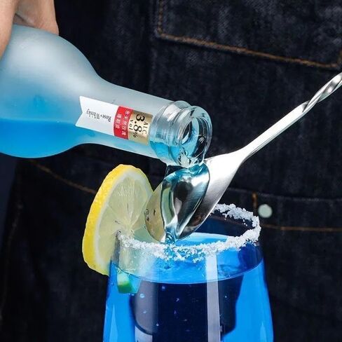 ABK 6PCS 12 Inch Bar Spoon，18/10 Stainless Steel Spiral Pattern Cocktail Stirrers Spoons ，Long Handle Cocktail Mixing Stirrers in Kuwait