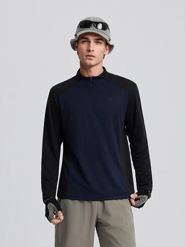 Men's Hydro Cool Long Sleeve T-Shirt, Breathable Quick-Dry Mesh Sports Top for Outdoor Casual in Saudi Arabia
