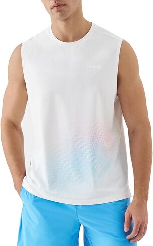 K-Swiss Mens Workout Tank Top - DryAero Performance Sleeveless Running Shirts Quick Dry for Tennis Athletic Gym in Saudi Arabia