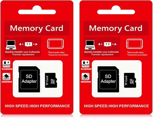 8GB TF Memory Card C10 U3 Ultra High Speed with Adapter, Flash Memory SD Card for Tablet Computer Camera Drone Mobile Phone in Saudi Arabia