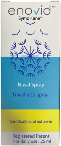 Enovid@ Travel Size Nasal Spray, Daily Protection You Trust, Natural and Revolutionary Protection Nasal Spray, Great for Daily use, Chemical Free, Cruelty-Free, 0.845 fl oz - Pack of 1 in Saudi Arabia