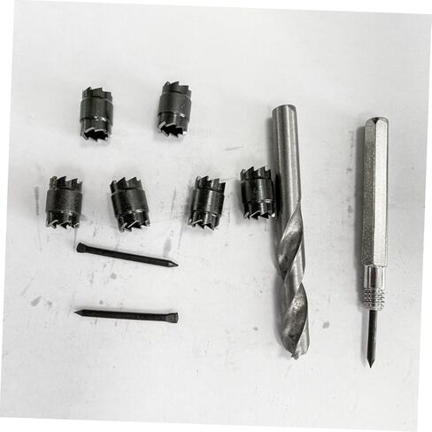 DOITOOL 9pcs High-Speed Steel Spot Weld Drill Bit Set Driver Drill Bit Set Compatible Spot Welder Cutting Tool in Saudi Arabia