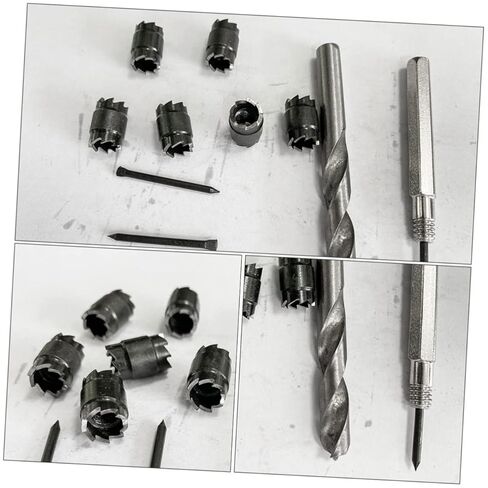 DOITOOL 9pcs High-Speed Steel Spot Weld Drill Bit Set Driver Drill Bit Set Compatible Spot Welder Cutting Tool in Saudi Arabia