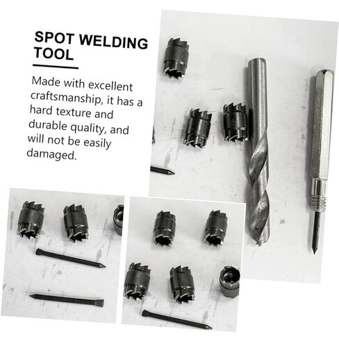 DOITOOL 9pcs High-Speed Steel Spot Weld Drill Bit Set Driver Drill Bit Set Compatible Spot Welder Cutting Tool in Saudi Arabia