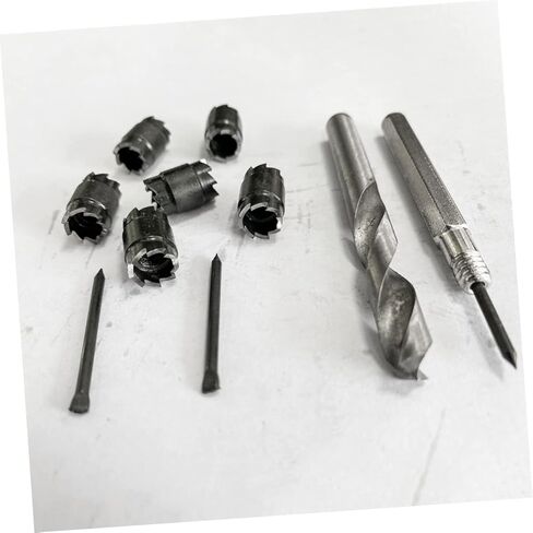 DOITOOL 9pcs High-Speed Steel Spot Weld Drill Bit Set Driver Drill Bit Set Compatible Spot Welder Cutting Tool in Saudi Arabia