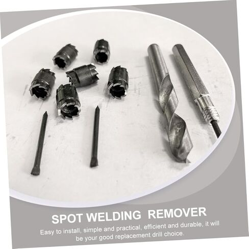 DOITOOL 9pcs High-Speed Steel Spot Weld Drill Bit Set Driver Drill Bit Set Compatible Spot Welder Cutting Tool in Saudi Arabia