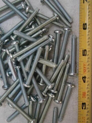 New Pack of Thread Cutting Screw 10/32 x 1-1/2 Phillips Pan Head Steel Zinc Lot of 50#4848 Multi-Purpose Comprehensive Hardware Fastener Assortment Kit WnyNEH03815 in Saudi Arabia
