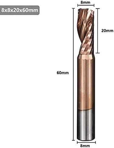 1pcs Spiral Up Cut End Mills 4mm 6mm 8mm Shank Aluminum Cutting Mill Single Flute CNC Router Bit Carbide Milling Cutter in Saudi Arabia