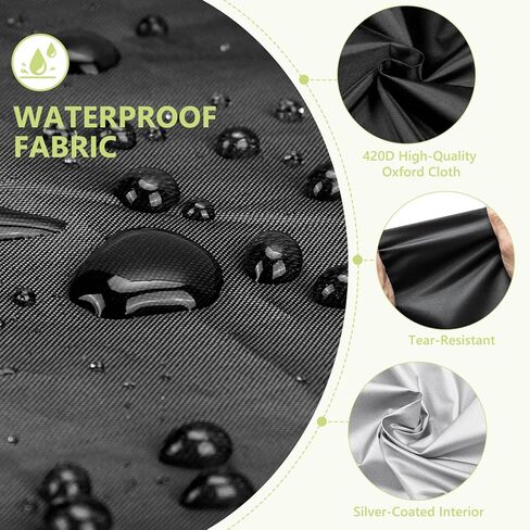 COSHNIBI Pilates Reformer Cover,Heavy-Duty Waterproof Pilates Reformer Protective Cover,for Indoor and Outdoor Gyms and Yoga Studios,94"L×27"W×25"H,Black in Kuwait