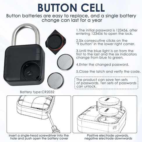 قفل ذكي للخزانة مكون من 6 أرقام وكلمة مرور رقمية مع تطبيق Tuya للتحكم، قفل كومبو من سبائك الألومنيوم بلوتوث لصالة الألعاب الرياضية بزر ضغط وقفل أمان مقاوم للماء وقفل بوابة خارجي in Kuwait