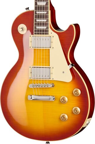 Epiphone Inspired by Gibson Les Paul Standard 50s Figured, Washed Cherry Sunburst with Bag in Kuwait