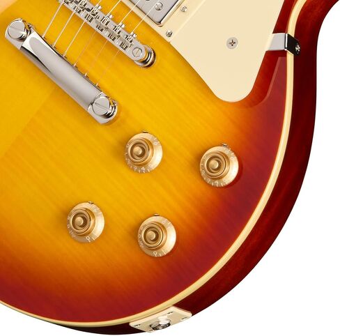 Epiphone Inspired by Gibson Les Paul Standard 50s Figured, Washed Cherry Sunburst with Bag in Kuwait