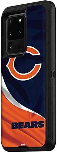 غلاف Skinit متوافق مع OtterBox Defender Galaxy S20 Ultra 5G - تصميم NFL Chicago Bears المرخص رسميًا in Saudi Arabia