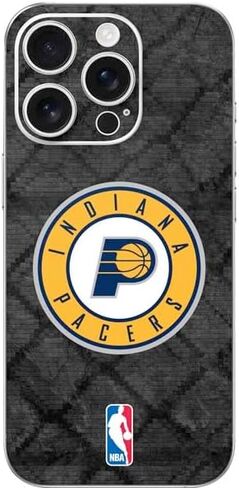 غلاف هاتف Skinit متوافق مع iPhone 16 Pro - تصميم جيرسي مرخص رسميًا من NBA Indiana Pacers Away in Saudi Arabia