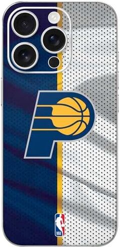 Skinit Decal Phone Skin Compatible with iPhone 16 Pro - Officially Licensed NBA Indiana Pacers Away Jersey Design in Saudi Arabia
