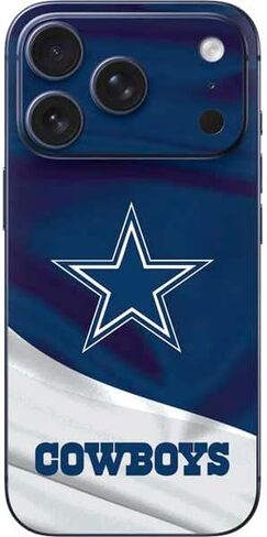 غلاف هاتف Skinit متوافق مع iPhone 17 Pro - تصميم مرخص رسميًا من NFL Dallas Cowboys in Saudi Arabia