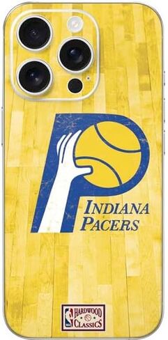 Skinit Decal Phone Skin Compatible with iPhone 16 Pro - Officially Licensed NBA Indiana Pacers Away Jersey Design in Saudi Arabia